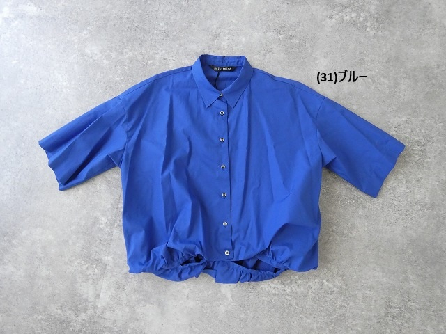 mizuiro ind(ミズイロインド) ハーフスリーブバルーンシャツの商品画像11