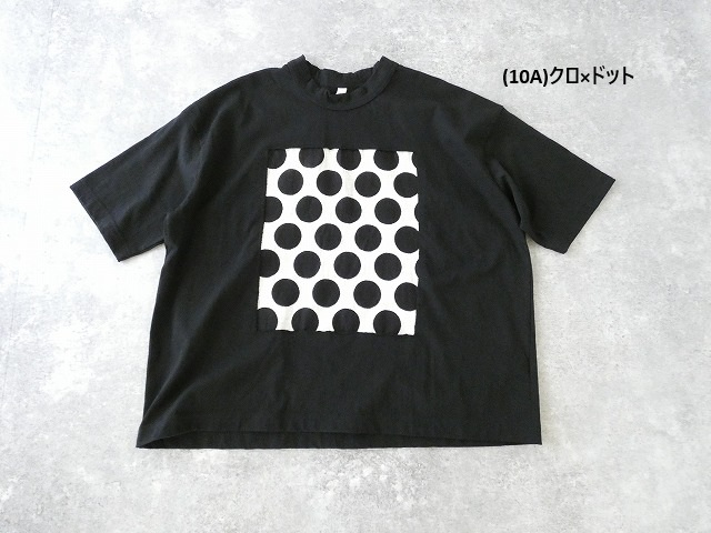 prit(プリット) 空紡天竺×ムラ糸プリント5分袖フレームTシャツの商品画像14