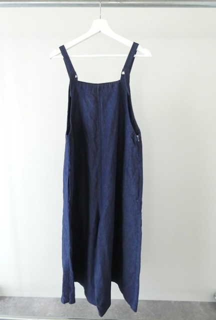 SARAHWEAR(サラウェア) コットンリネンデニムサロペットパンツの商品画像3