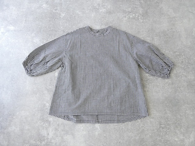 SETTEN(セッテン) コットンリネンワッシャーパフスリーブブラウスの商品画像9