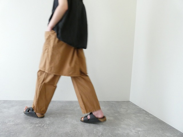 homspun(ホームスパン) コットンミニチェックスカート付きパンツの商品画像6