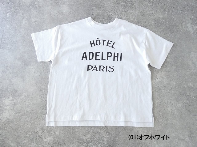 SOUFFLE BASIC 天竺サイドスリットプリントTシャツの商品画像10