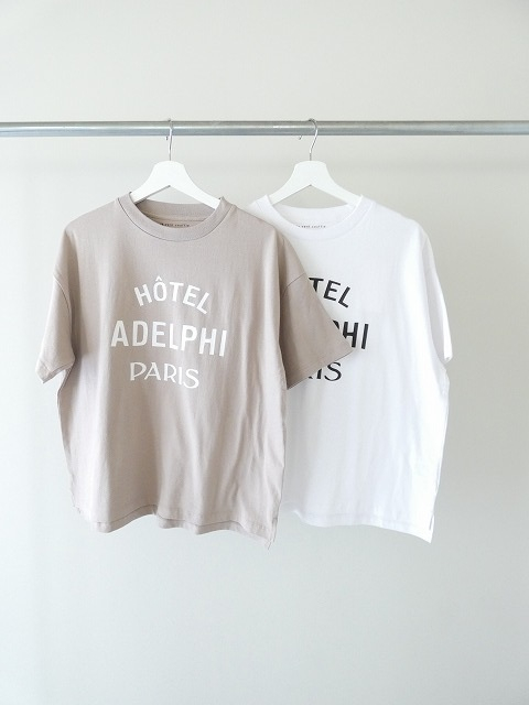 SOUFFLE BASIC 天竺サイドスリットプリントTシャツの商品画像3