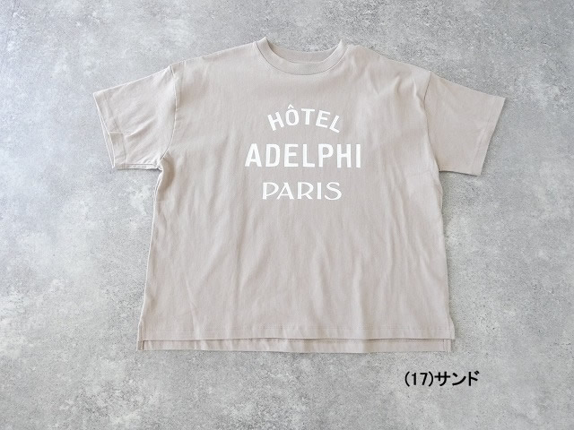 SOUFFLE BASIC 天竺サイドスリットプリントTシャツの商品画像8