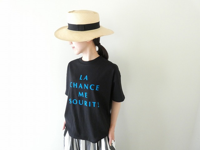 SOUFFLE BASIC 天竺サイドスリットプリントTシャツの商品画像1