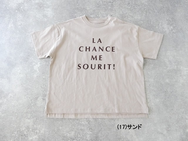 SOUFFLE BASIC 天竺サイドスリットプリントTシャツの商品画像11