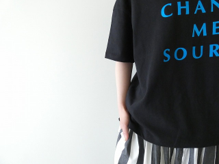 SOUFFLE BASIC 天竺サイドスリットプリントTシャツの商品画像23
