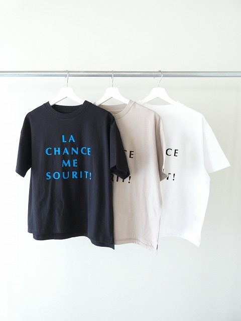SOUFFLE BASIC 天竺サイドスリットプリントTシャツの商品画像3