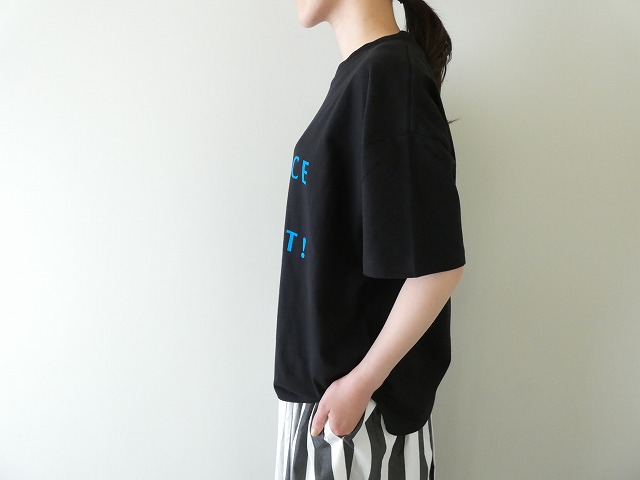 SOUFFLE BASIC 天竺サイドスリットプリントTシャツの商品画像4