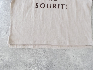 SOUFFLE BASIC 天竺サイドスリットプリントTシャツの商品画像44