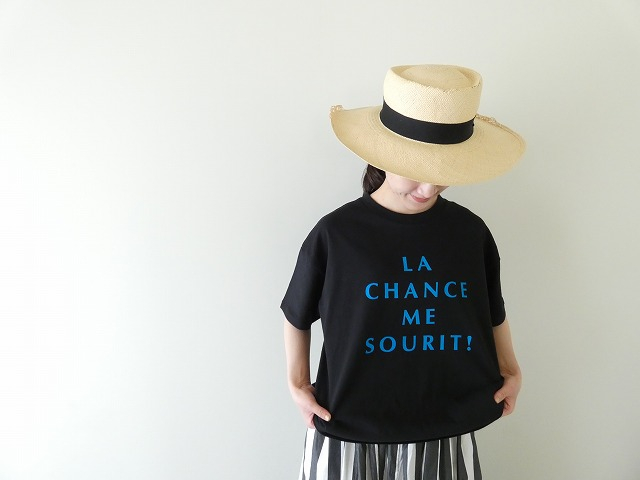 SOUFFLE BASIC 天竺サイドスリットプリントTシャツの商品画像5