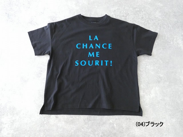 SOUFFLE BASIC 天竺サイドスリットプリントTシャツの商品画像7