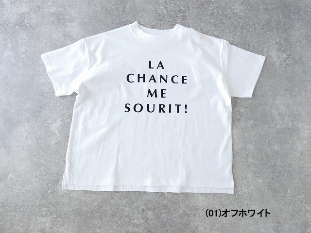 SOUFFLE BASIC 天竺サイドスリットプリントTシャツの商品画像9