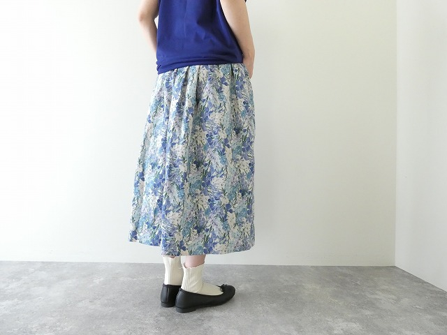 sosotto(ソソット) リネンLIBERTYタックギャザースカートの商品画像4