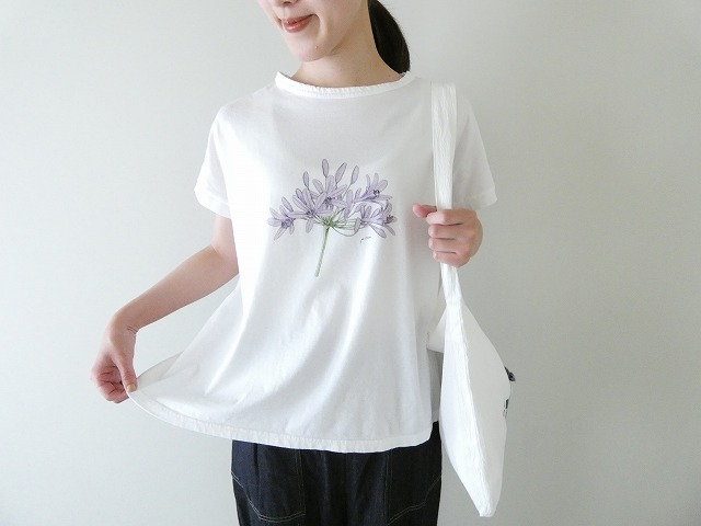 NARU Miltata花暦プリントワイドシャツの商品画像1