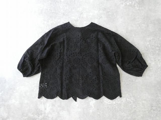 maomade(マオメイド) ペイズリーカットワークレース2WAYサッと羽織れるブラウスの商品画像15