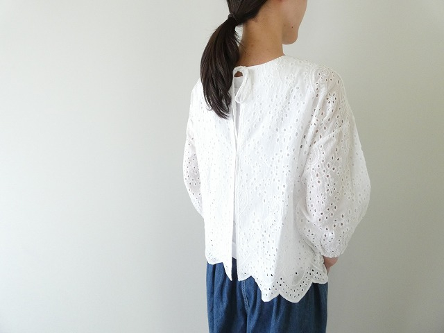 maomade(マオメイド) ペイズリーカットワークレース2WAYサッと羽織れるブラウスの商品画像7
