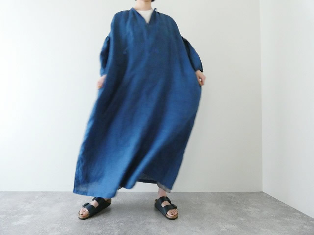 ichiAntiquite's(イチアンティークス) 手染めインディゴドレスの商品画像10