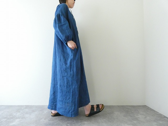 ichiAntiquite's(イチアンティークス) 手染めインディゴドレスの商品画像11
