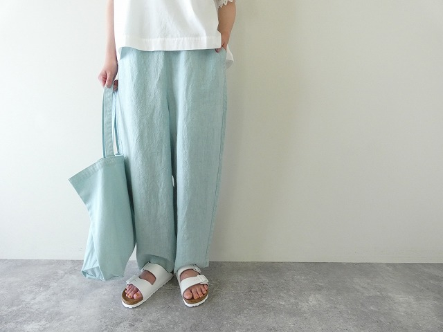 Hands　of　creation(ハンズオブクリエイション) fanage Linen イージーテーパードパンツの商品画像6