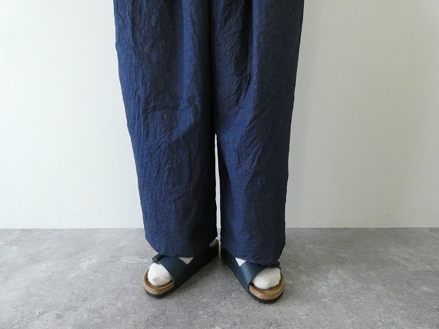 ichi(イチ) デニムワイドパンツの商品画像5