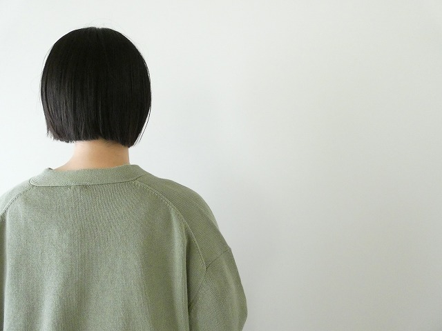 ichi(イチ) リネンコットンVネックカーディガンの商品画像7