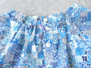 sosotto(ソソット) リバティタナローンスタンドカラーフレンチブラウスの商品画像31