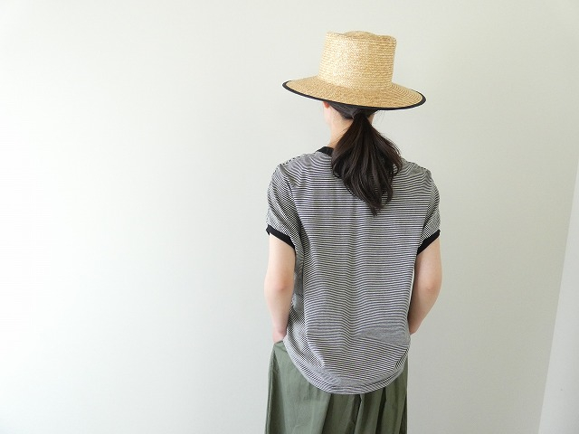 NATURAL LAUNDRY(ナチュラルランドリー) 40ボーダー ドルマントリムTシャツの商品画像5