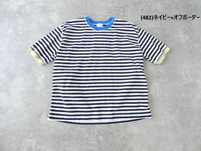 NATURAL LAUNDRY(ナチュラルランドリー) 40ボーダーランダムトリムTの商品画像10