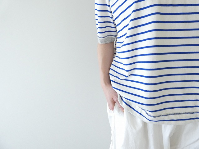 NATURAL LAUNDRY(ナチュラルランドリー) 40ボーダーランダムトリムTの商品画像5