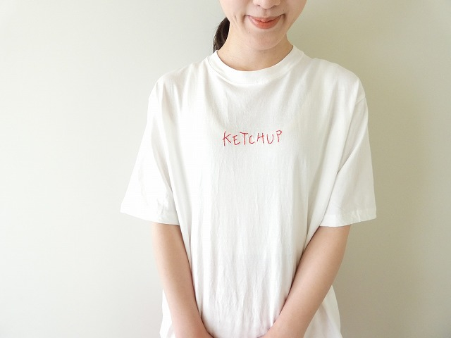 NATURAL LAUNDRY(ナチュラルランドリー) TOP天竺　ケチャップ刺繍Tの商品画像6