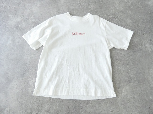 NATURAL LAUNDRY(ナチュラルランドリー) TOP天竺　ケチャップ刺繍Tの商品画像9