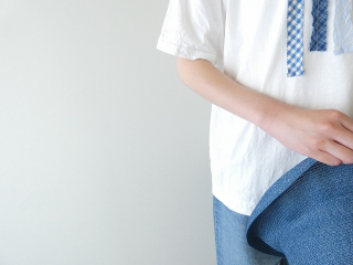NATURAL LAUNDRY(ナチュラルランドリー) カード天竺×先染めパネルパネル リメイクTの商品画像23