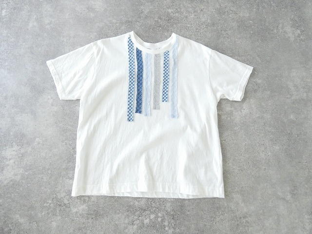 NATURAL LAUNDRY(ナチュラルランドリー) カード天竺×先染めパネルパネル リメイクTの商品画像8