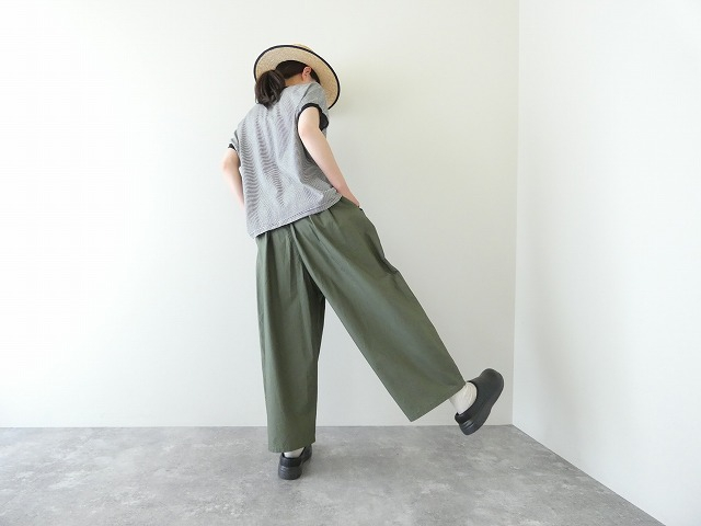 NATURAL LAUNDRY(ナチュラルランドリー) ダンプバレルタックパンツの商品画像7