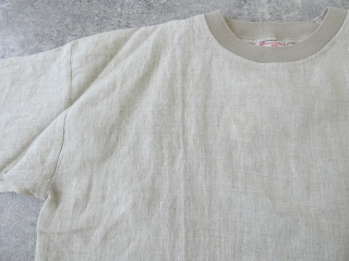 maomade(マオメイド) リネン100%ファブリック×ちょこっとニットついてるよシリーズ ほどよく上品見えが嬉しいTEEの商品画像26