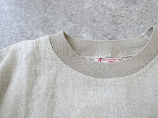maomade(マオメイド) リネン100%ファブリック×ちょこっとニットついてるよシリーズ ほどよく上品見えが嬉しいTEEの商品画像30