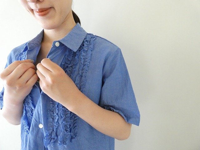 MidiUmi(ミディウミ) フロントフリルシャツの商品画像6