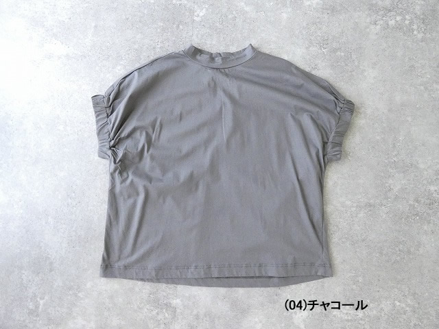 prit(プリット) コンパクト天竺モックネック袖ゴムプルオーバーの商品画像13