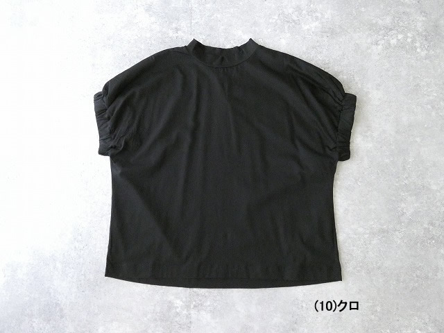 prit(プリット) コンパクト天竺モックネック袖ゴムプルオーバーの商品画像15