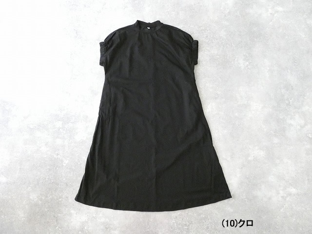 prit(プリット) 70/2コンパクト天竺モックネック袖ゴムマキシワンピースの商品画像8