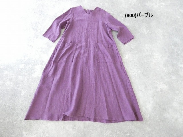 SARAHWEAR(サラウェア) Belgium Linen Vネックドレスの商品画像13