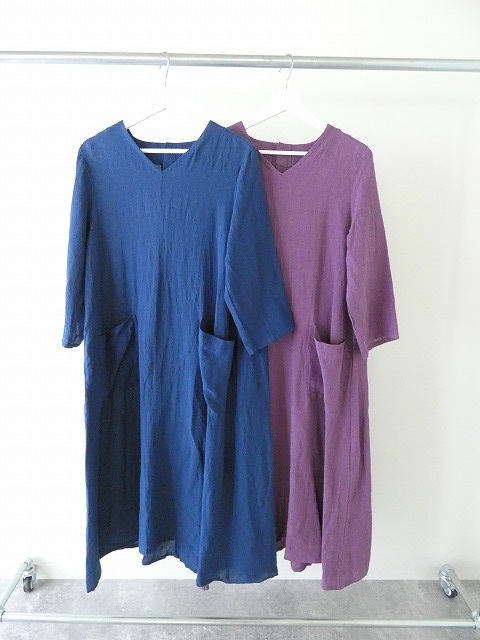 SARAHWEAR(サラウェア) Belgium Linen Vネックドレスの商品画像2