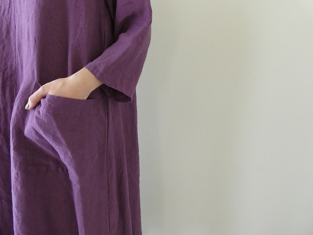 SARAHWEAR(サラウェア) Belgium Linen Vネックドレスの商品画像4