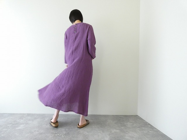SARAHWEAR(サラウェア) Belgium Linen Vネックドレスの商品画像9