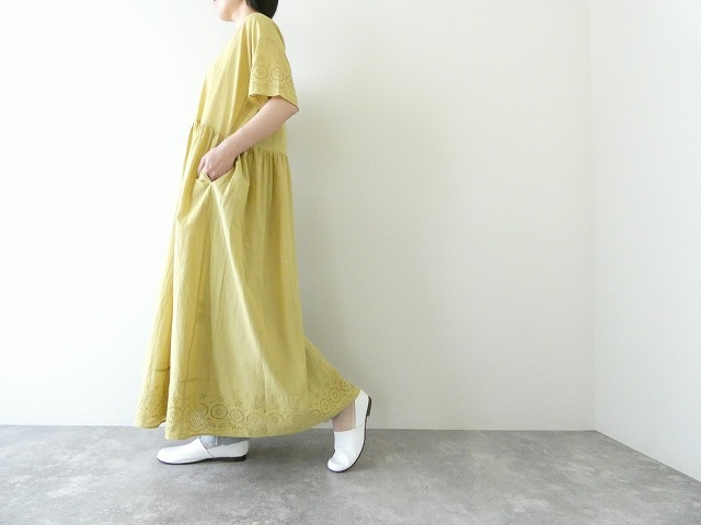 SOIL(ソイル) 80s VOILE PLAIN WITH CUT WORK LACE CREW-NECK PULLOVER DRESSの商品画像10
