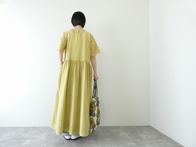 SOIL(ソイル) 80s VOILE PLAIN WITH CUT WORK LACE CREW-NECK PULLOVER DRESSの商品画像11