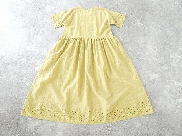 SOIL(ソイル) 80s VOILE PLAIN WITH CUT WORK LACE CREW-NECK PULLOVER DRESSの商品画像14