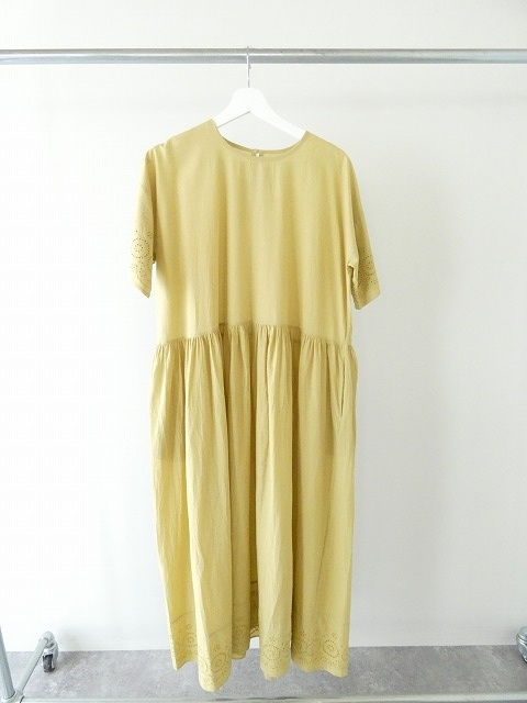 SOIL(ソイル) 80s VOILE PLAIN WITH CUT WORK LACE CREW-NECK PULLOVER DRESSの商品画像2