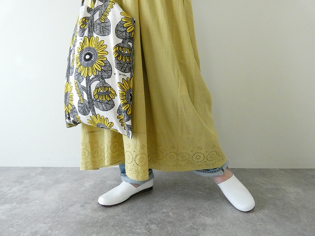 SOIL(ソイル) 80s VOILE PLAIN WITH CUT WORK LACE CREW-NECK PULLOVER DRESSの商品画像7